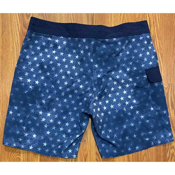 Endless Summer Mens 36 Blue Stars AOP Board Shorts Beach Swim Trunks - Picture 2 of 8